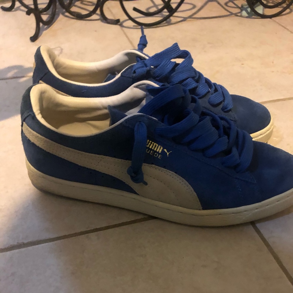Puma Seude Blue men’s size 9.5